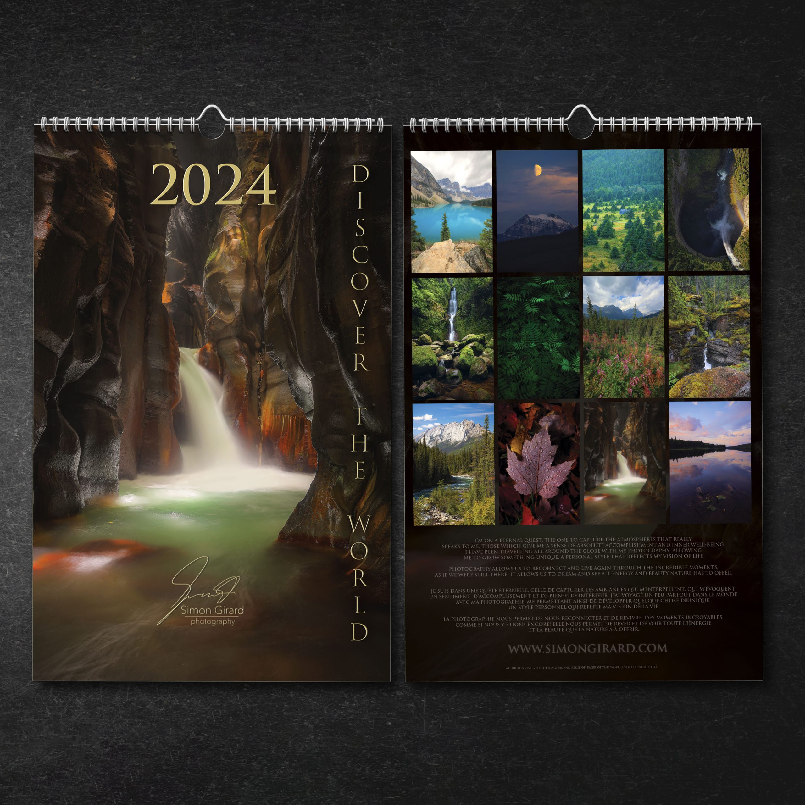 calendrier paysage 2024